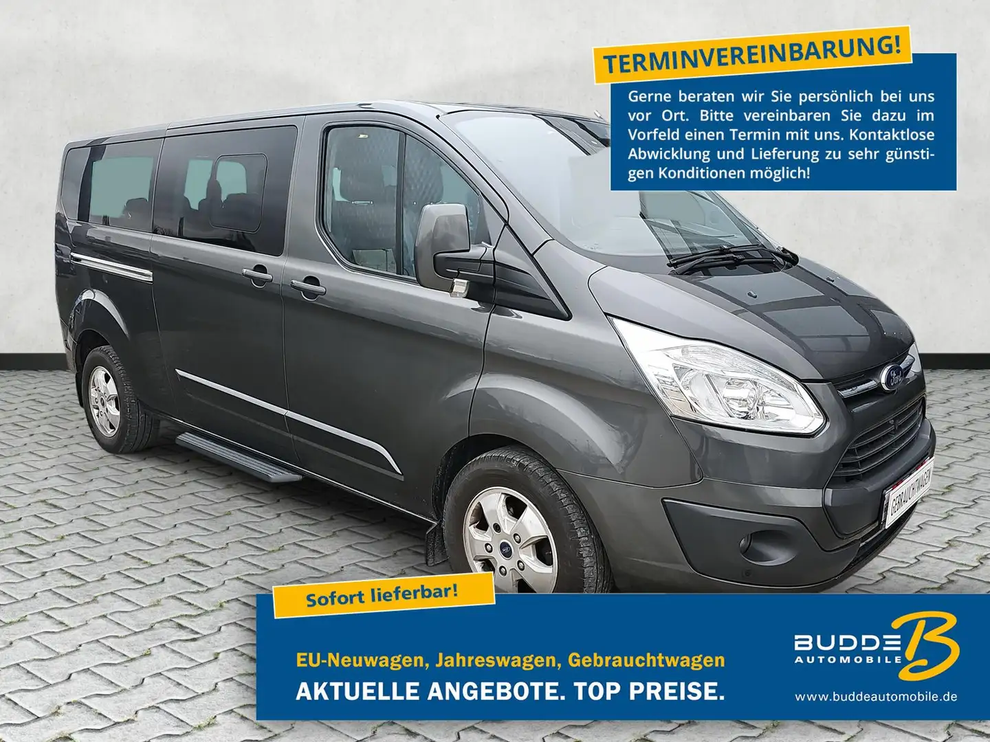 Ford Tourneo Custom 2.0 TDCi Titanium L2 9-Sitzer Gri - 1