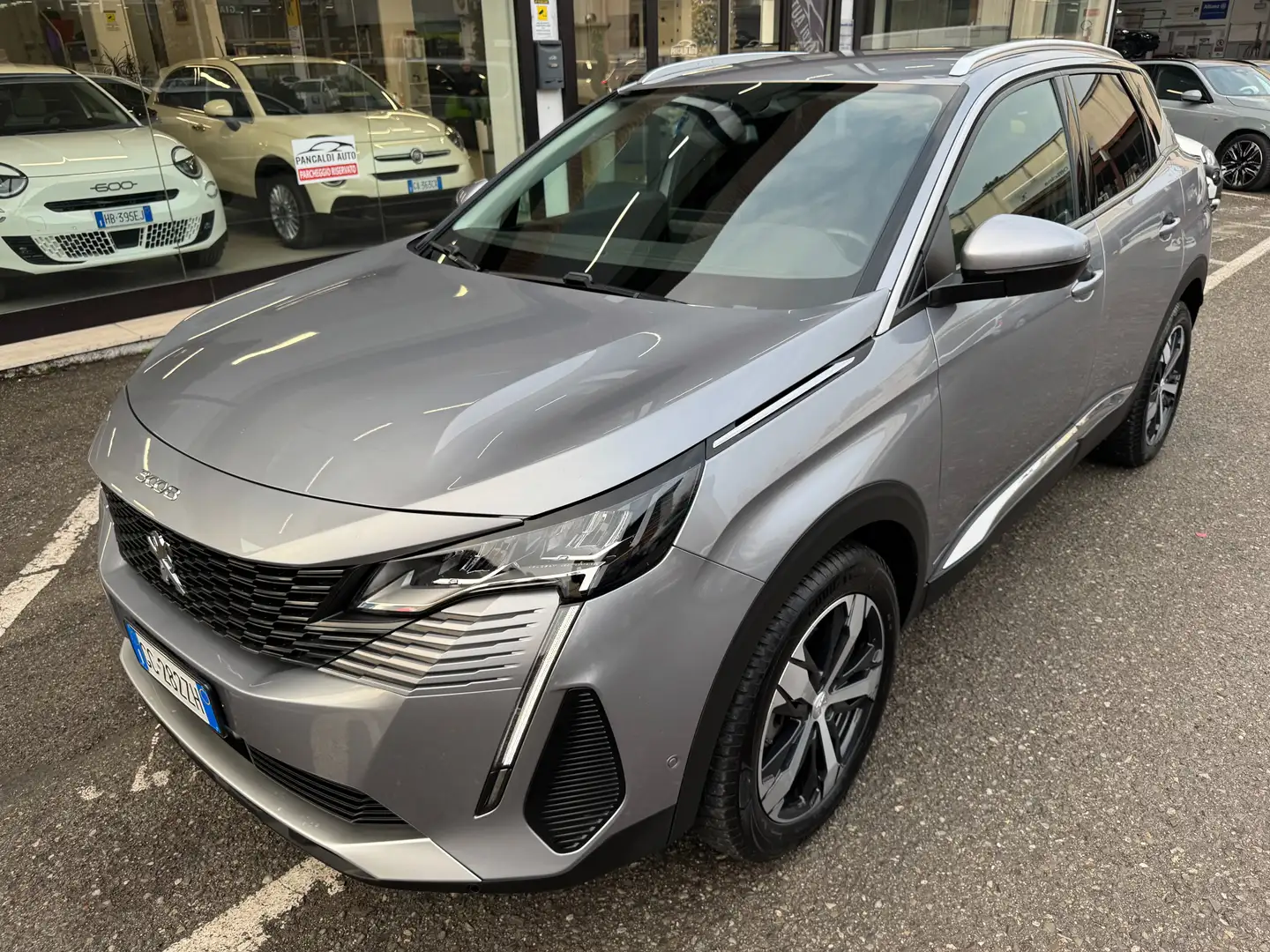 Peugeot 3008 1.5 bluehdi Allure Pack,UNICO PROP.,NAVY,RETROCA,1 Plateado - 1