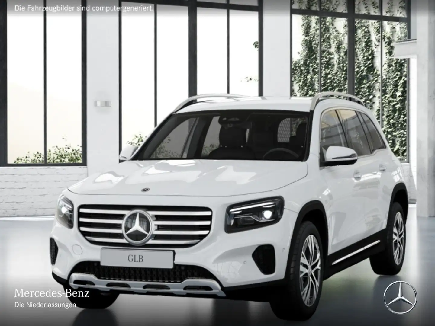 Mercedes-Benz GLB 200 d PROGRESSIVE+MULTIBEAM+KAMERA+TOTW+8G Weiß - 2