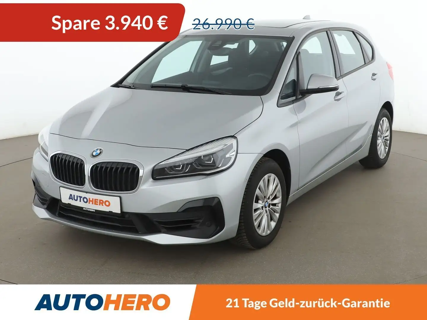 BMW 220 220i Active Tourer Advantage *PANO*PDC*SHZ* Silber - 1
