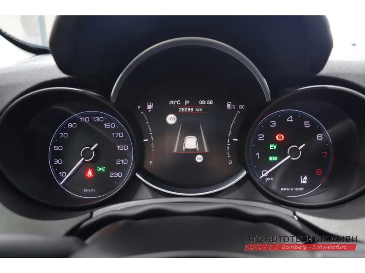 Fiat 500 X Dolcevita 1.5 GSE Hybrid Faltdach Navi LED, миниатюра 16