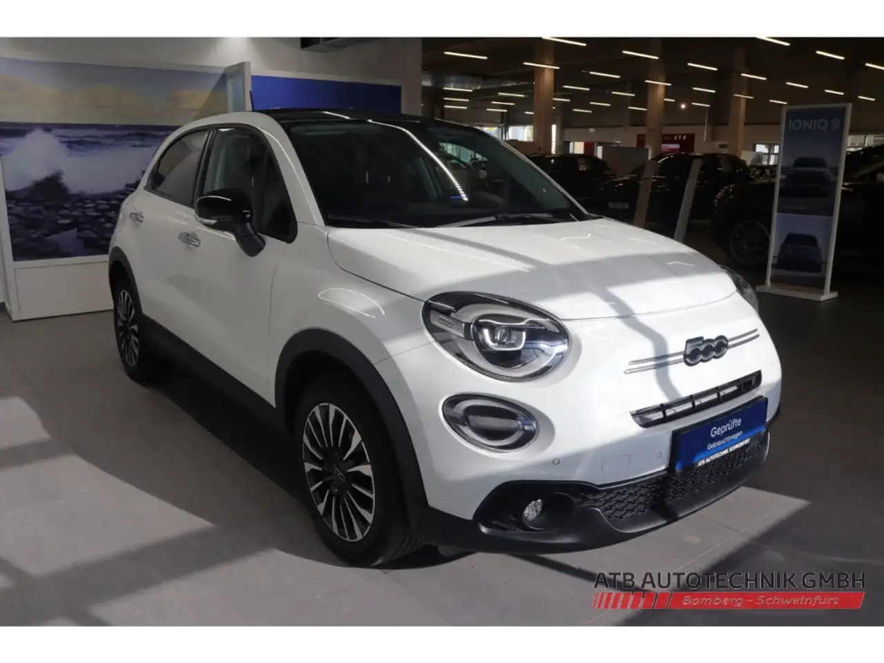 Fiat 500 X Dolcevita 1.5 GSE Hybrid Faltdach Navi LED, миниатюра 4