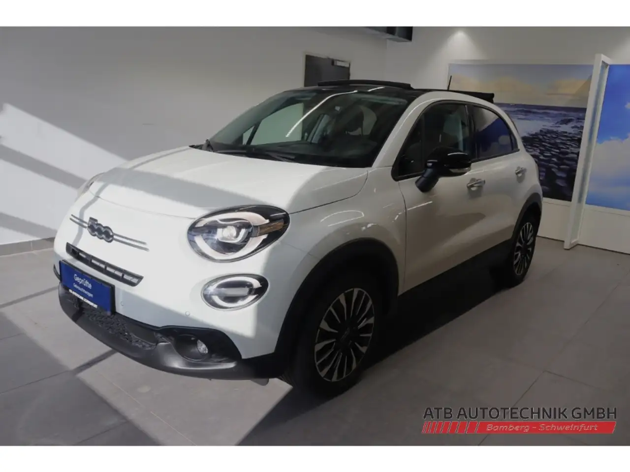 Fiat 500 X Dolcevita 1.5 GSE Hybrid Faltdach Navi LED, миниатюра 22