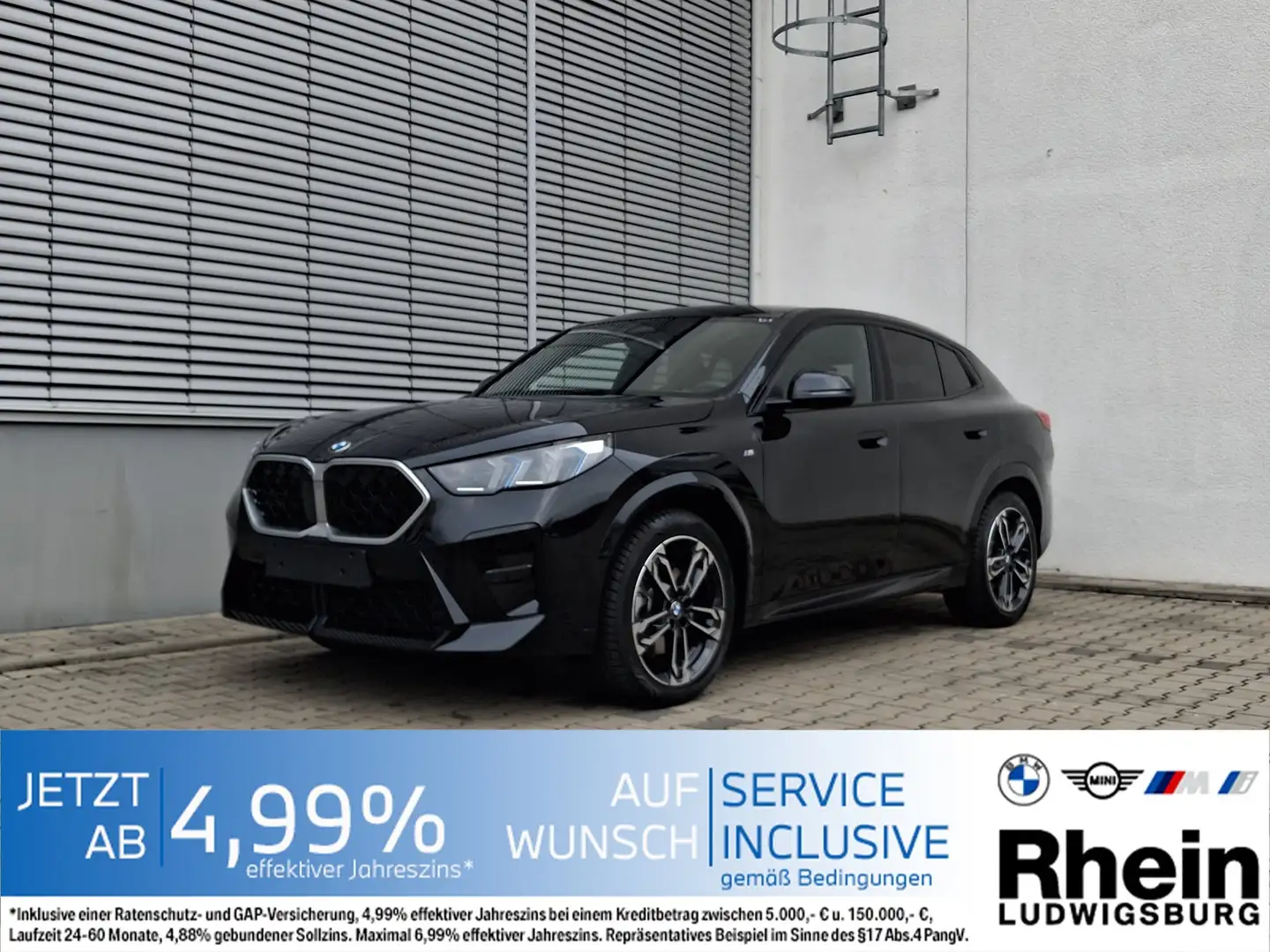 BMW X2 sDr20i M Sportpaket LED Navi DrivAs AHK ParkA Schwarz - 1