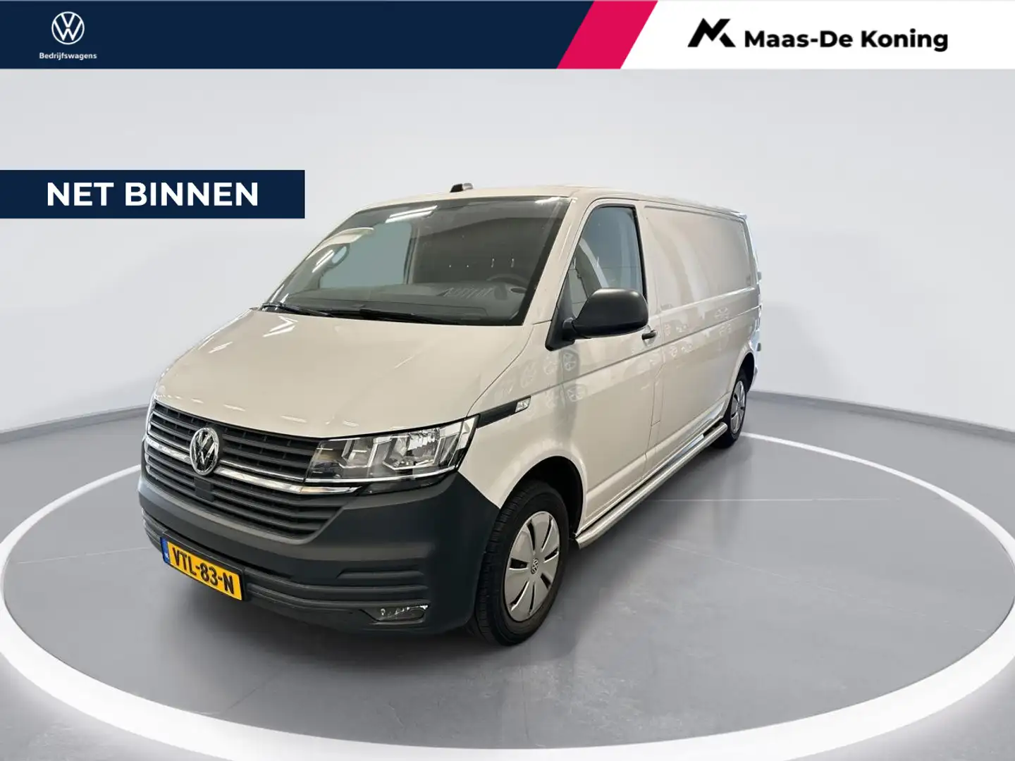 Volkswagen T6.1 Transporter 2.0 Tdi 110pk L2H3 28 Comfortline · Apple/Android Wit - 1