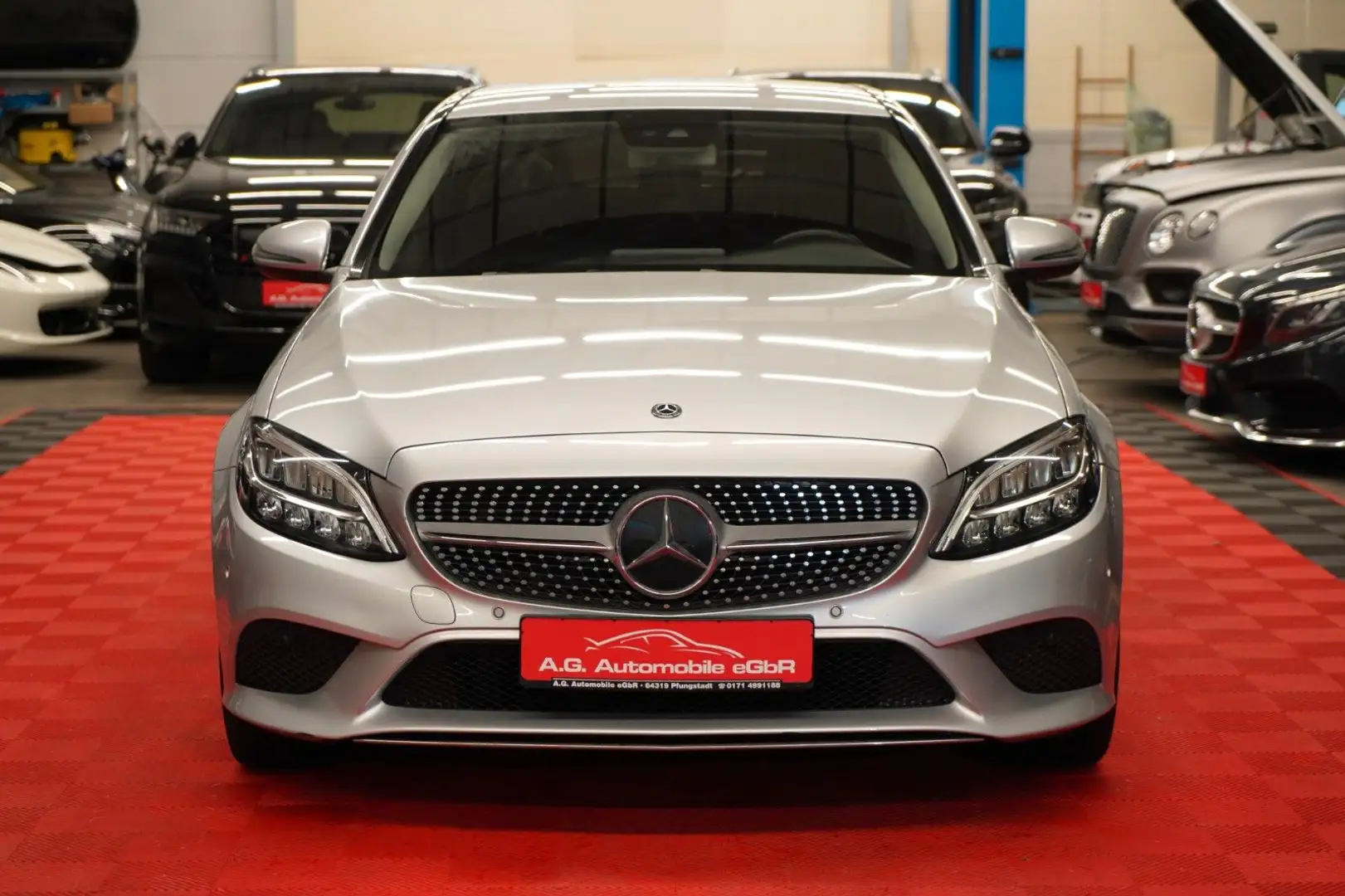 Mercedes-Benz C 200 d Lim. Avantgarde 2.Hand*Unfallfrei*Matrix* Argent - 2