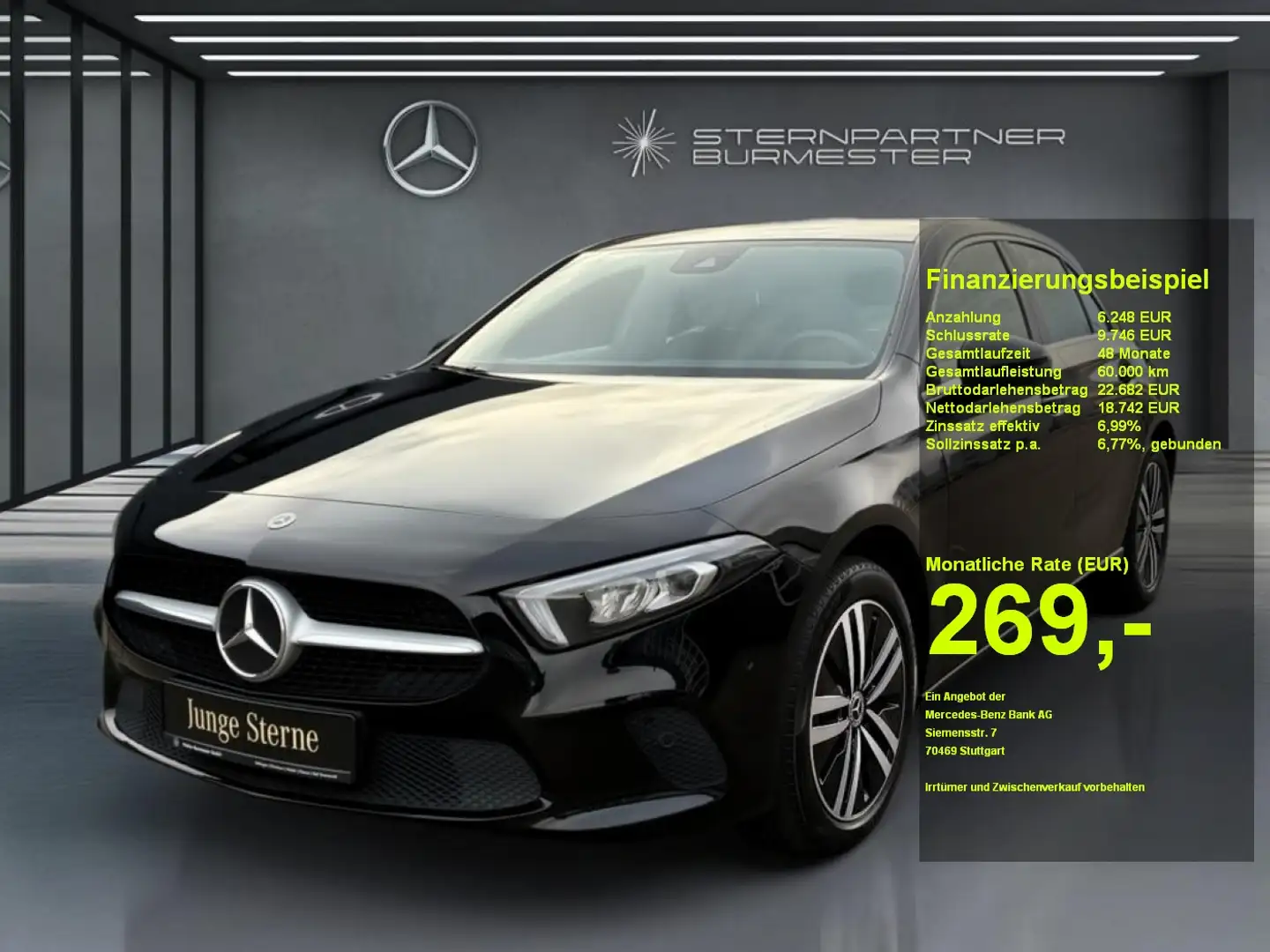 Mercedes-Benz A 250 e +Progressive+CarPlay+Pano+Kamera+SHZ Noir - 1