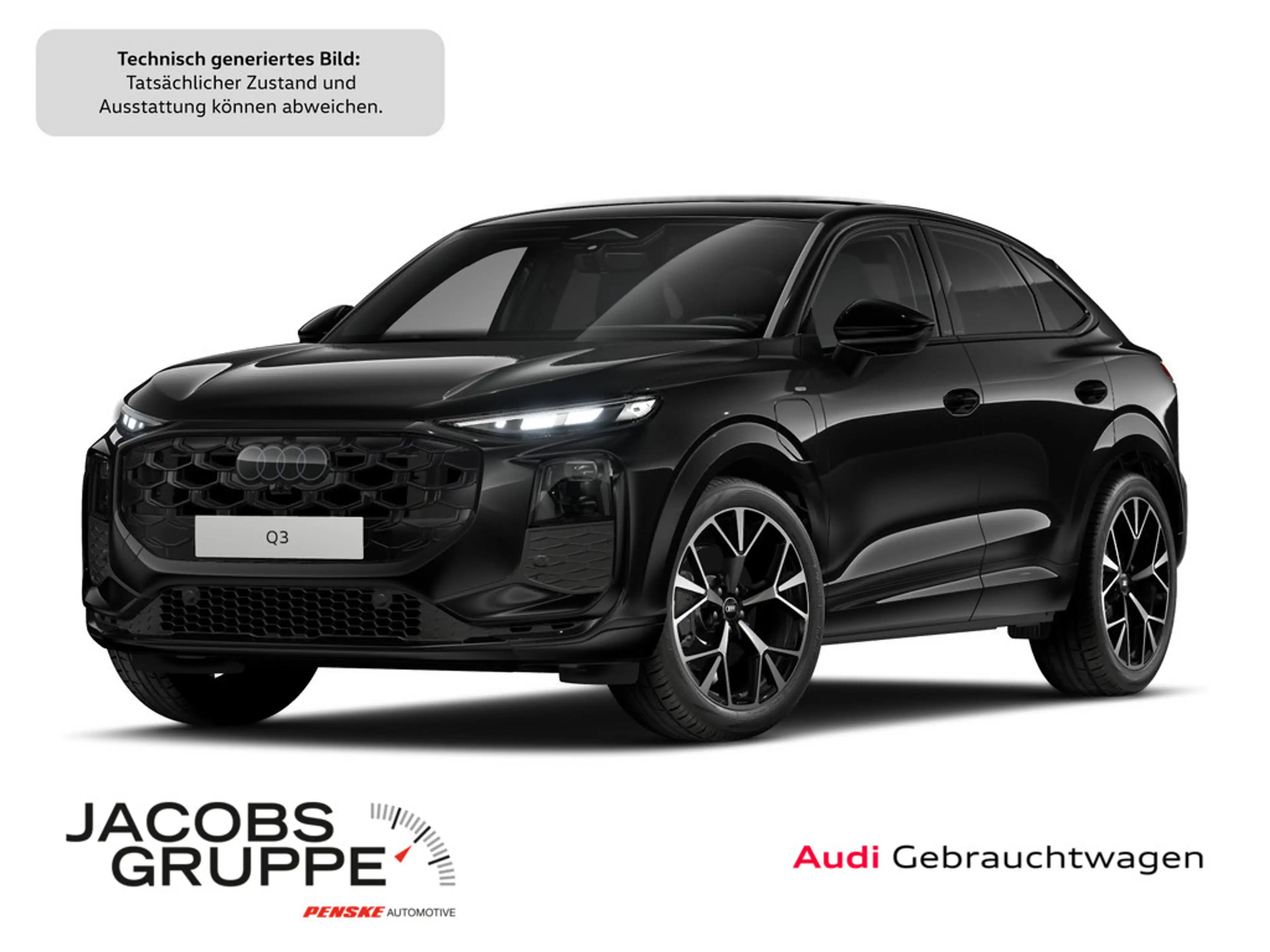 Audi Q3 Sportback e-hybrid 2xS line/All Black/Pano/AHK/20Zoll