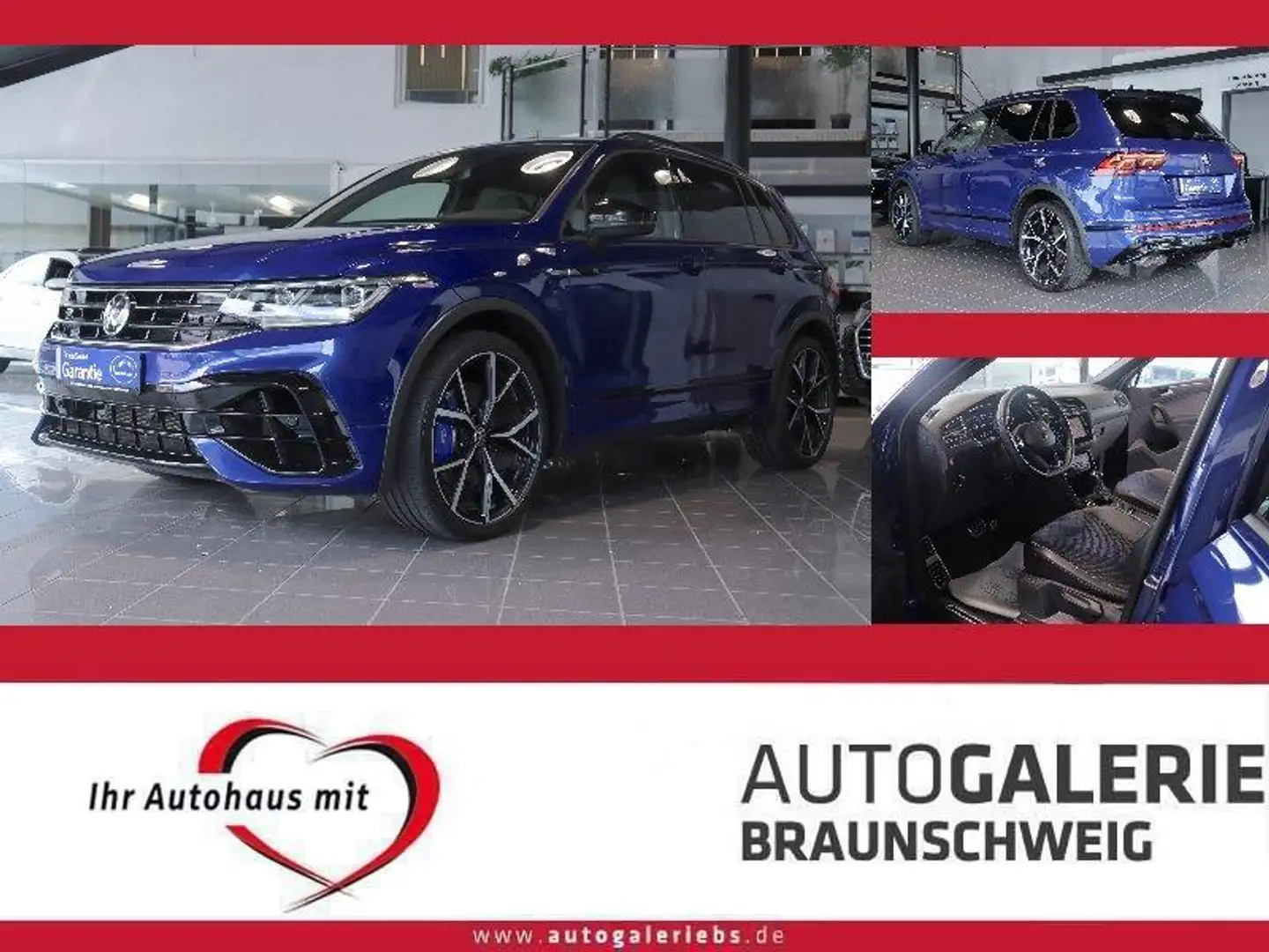 Volkswagen Tiguan 2.0 TSI DSG R 4Mot. *BLACKPAKET*21-ZOLL* Blau - 1