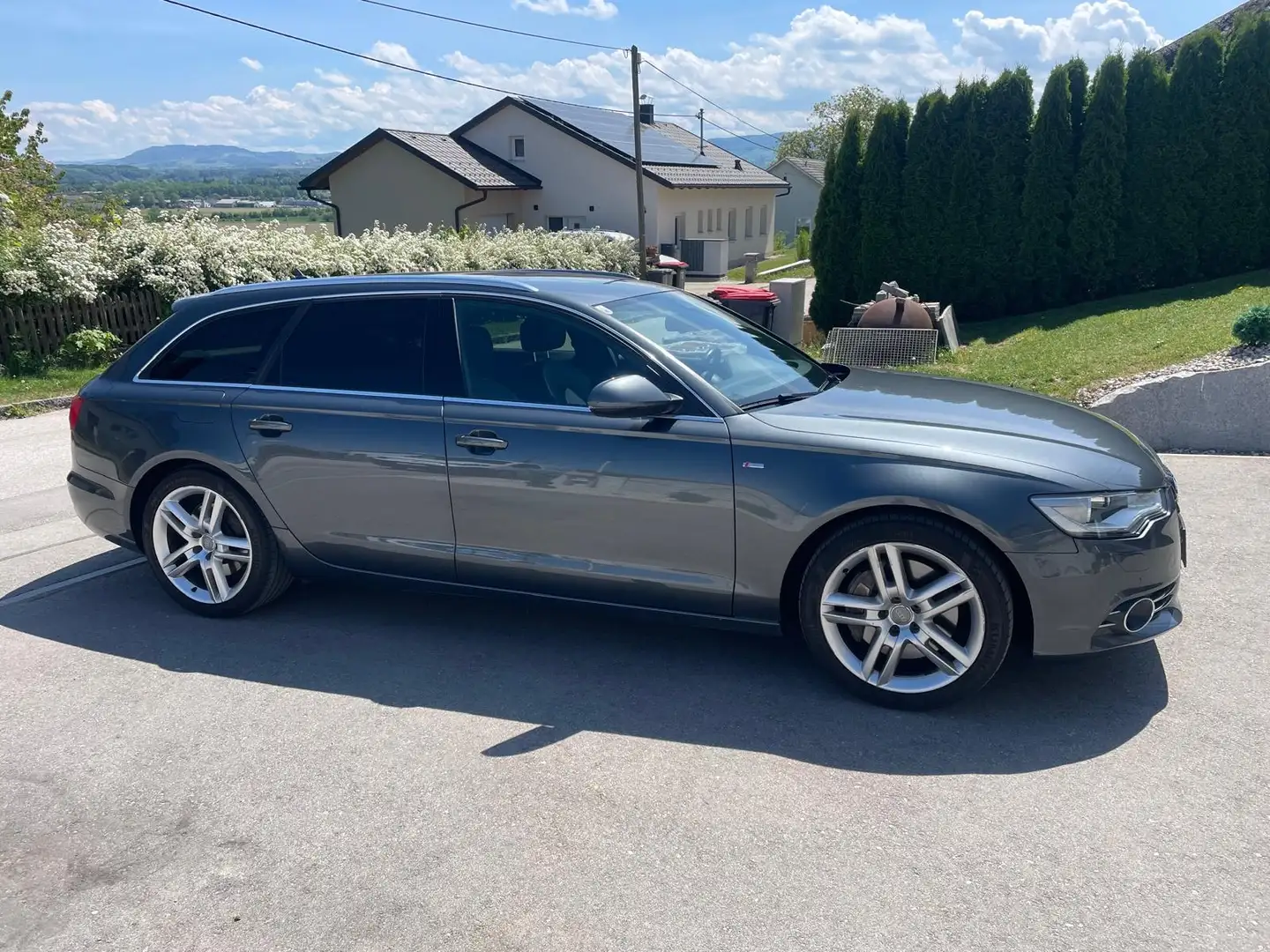 Audi A6 3,0 TDI quattro Bi-Turbi, Sline Grau - 1