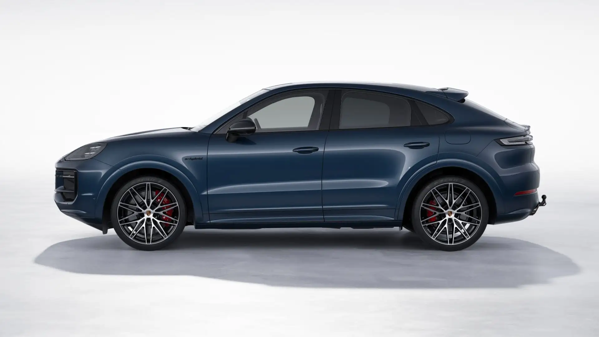 Porsche Cayenne S E-Hybrid Black Edition Coupé Blau - 2