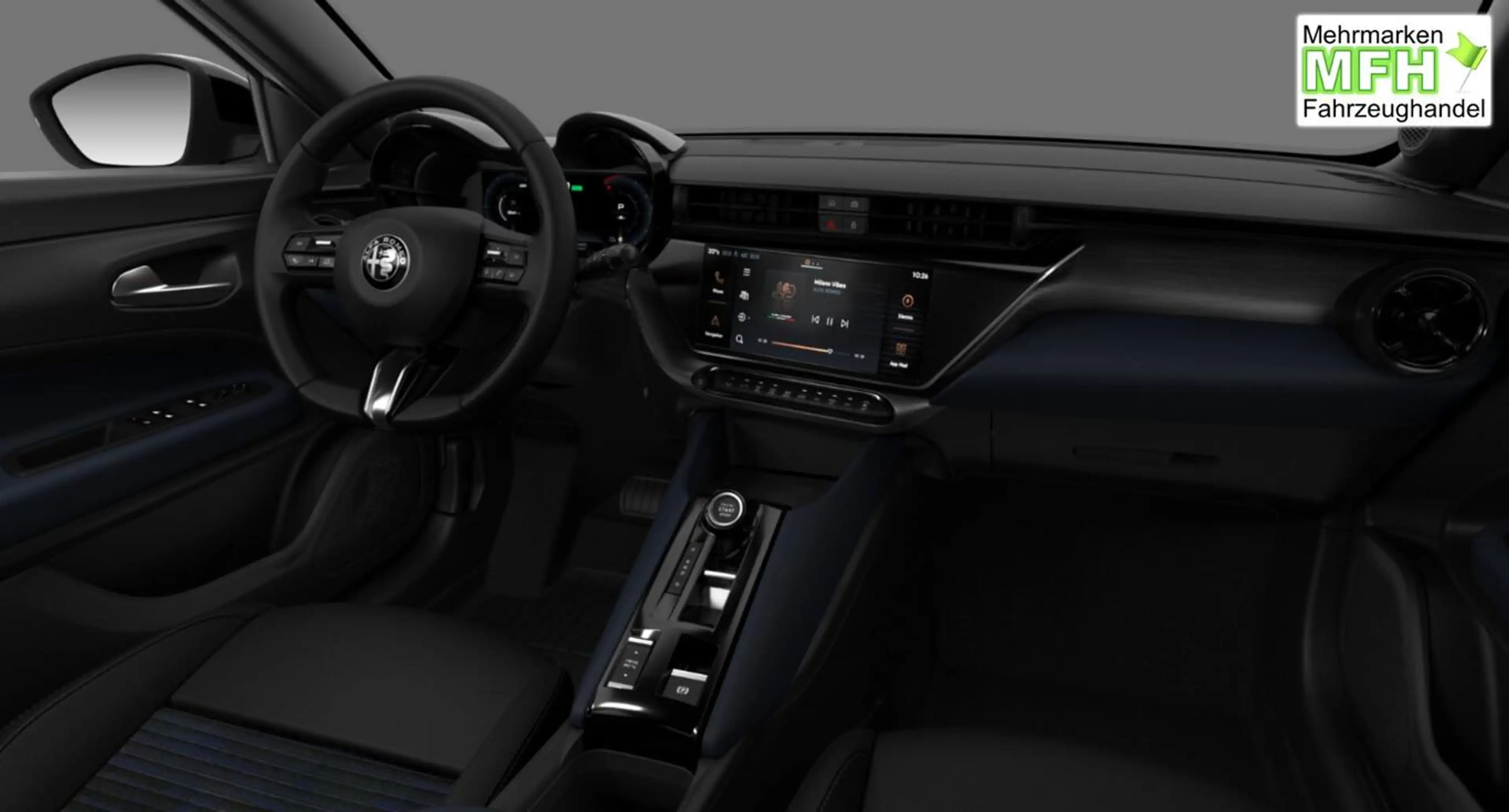 Alfa Romeo Junior Ibrida LED 17"LM Klimaaut Temp CarPla PDC 100 k... — photo 5