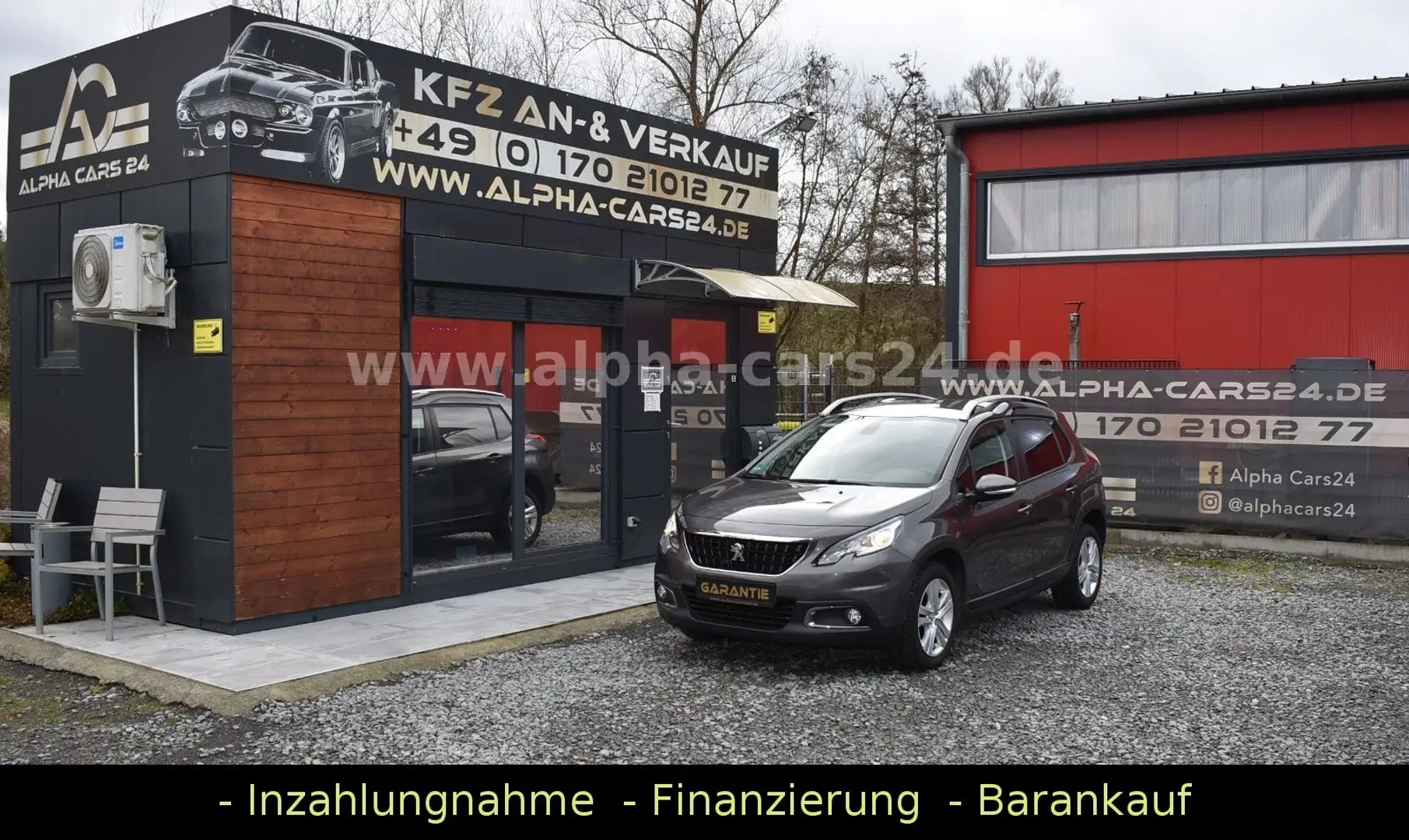 Peugeot 2008 Signature Sitzhzg Klima Tempomat PDC SH EU6 Gris - 2