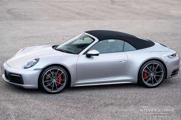 Cabrio 3.0 Carrera S GT zilver, schakelb. sportuit