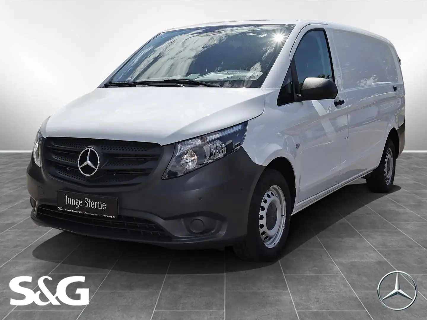 Mercedes-Benz Vito 116 CDI Kasten Lang 270° Türen KAMERA PARK. Blanco - 1