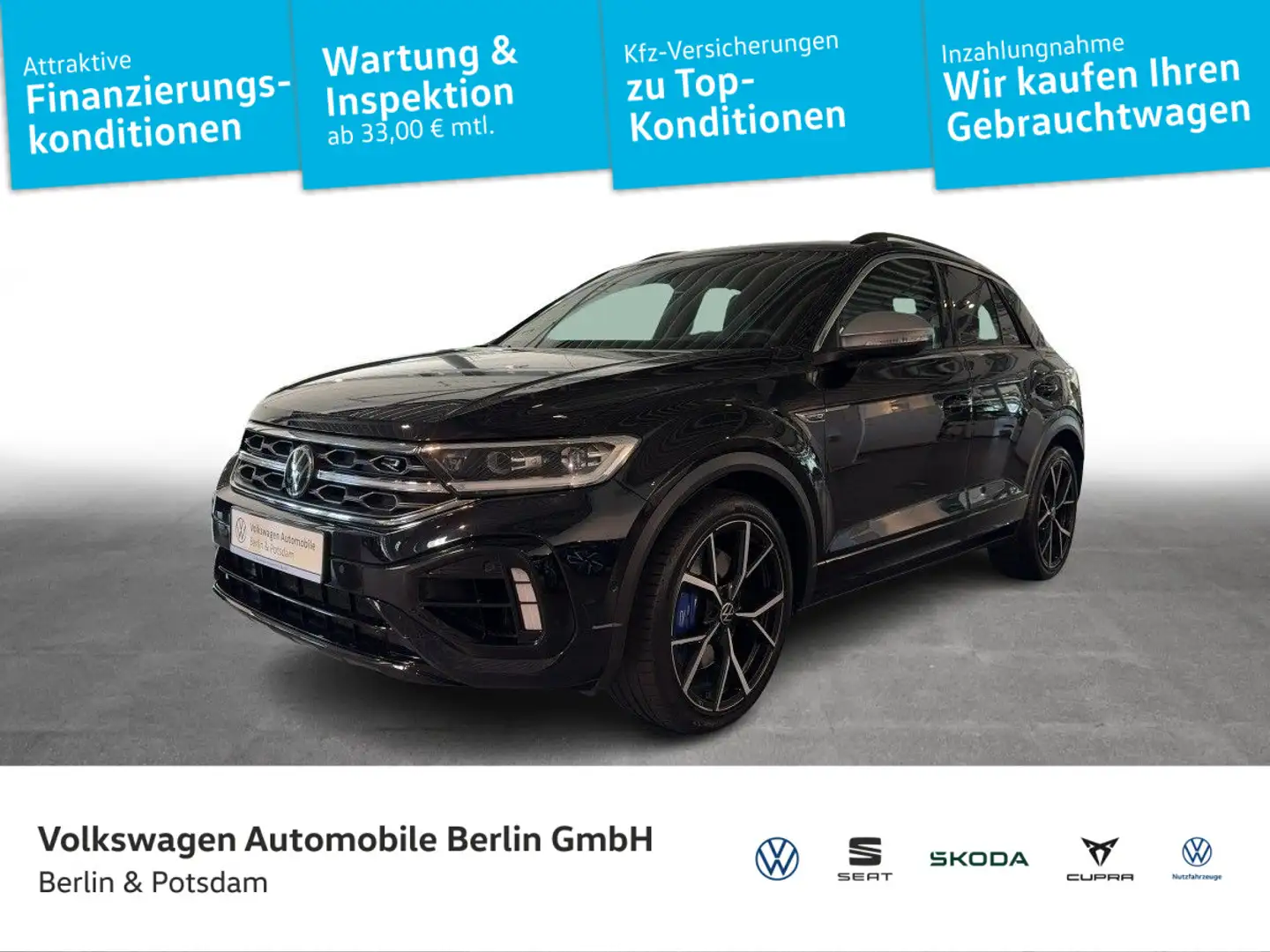 Volkswagen T-Roc R 2.0TSI DSG NAVI AHK MATRIX-LED Schwarz - 1