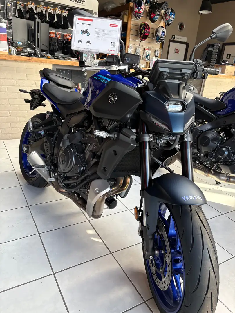 Yamaha MT-07 Y-AMT - Pack Sport Offert Bleu - 1