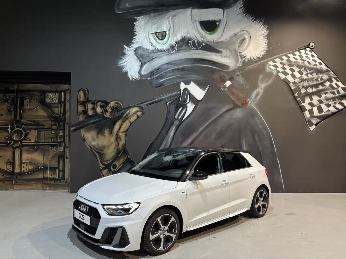 Audi A1 TFSI 116 S LINE Blanc - 1