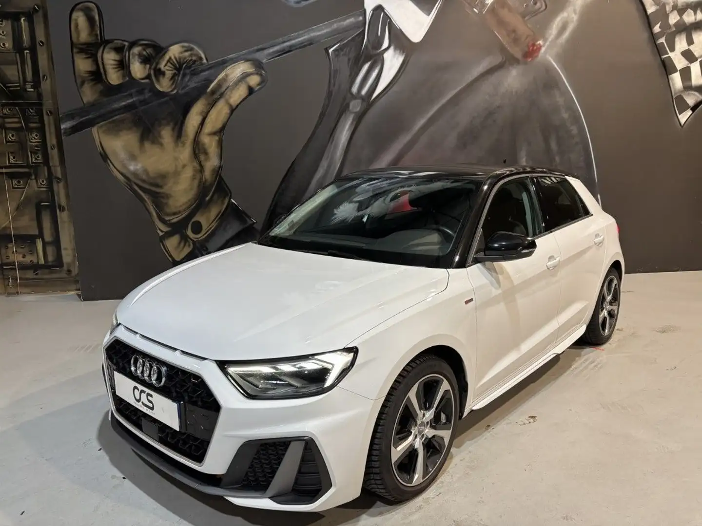 Audi A1 TFSI 116 S LINE Blanc - 2