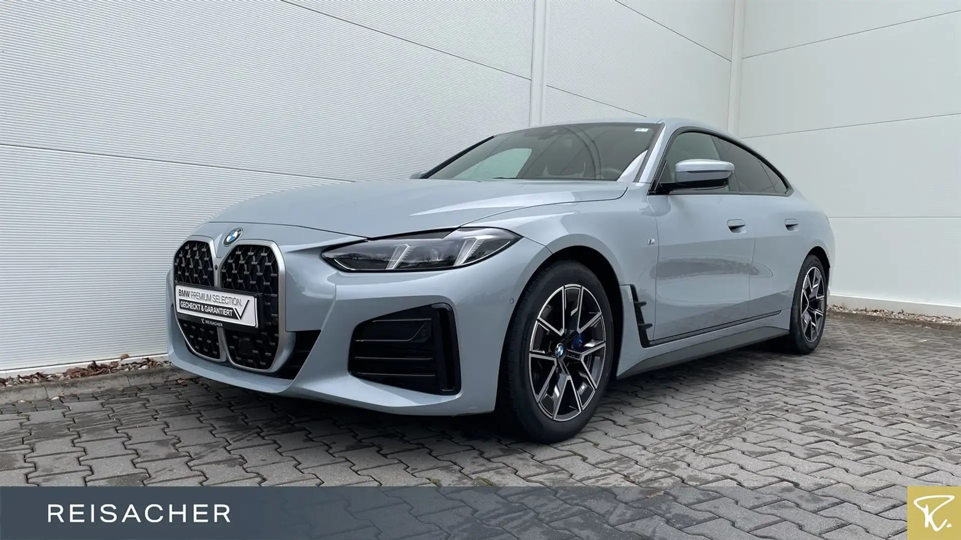 BMW 420 420d Gran Coupé LCI M Sport,AHK,ACC,360°,HuD Grigio - 1