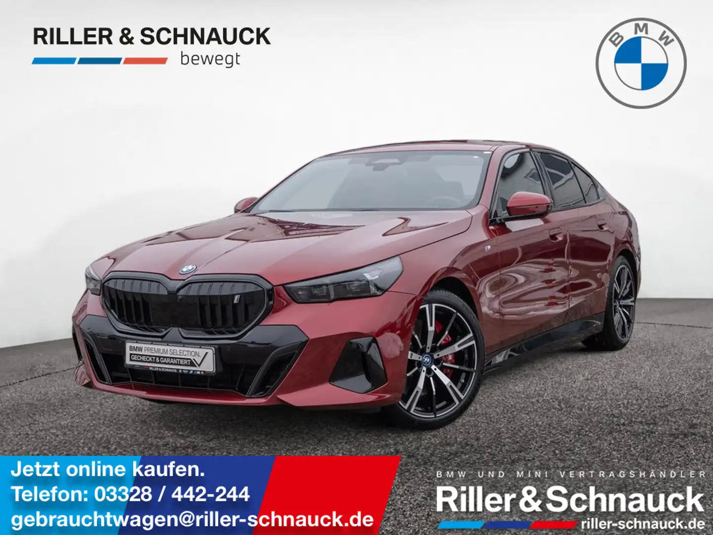 BMW i5 eDrive 40 M-Sport Pro AHK+360°+B&W+ACC+LED Rojo - 1