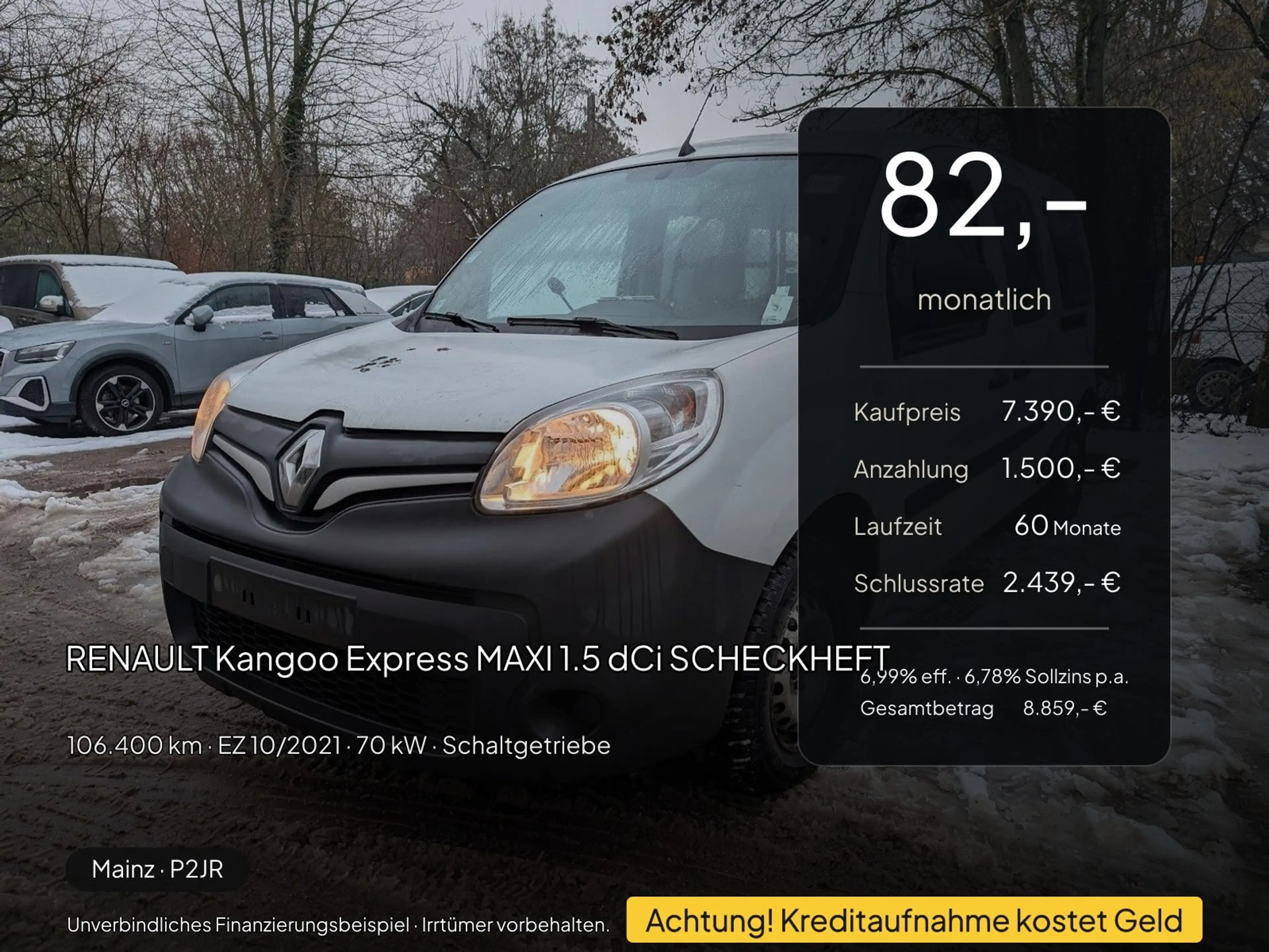 Renault Kangoo Kangoo Express MAXI 1.5 dCi SCHECKHEFT — photo 2