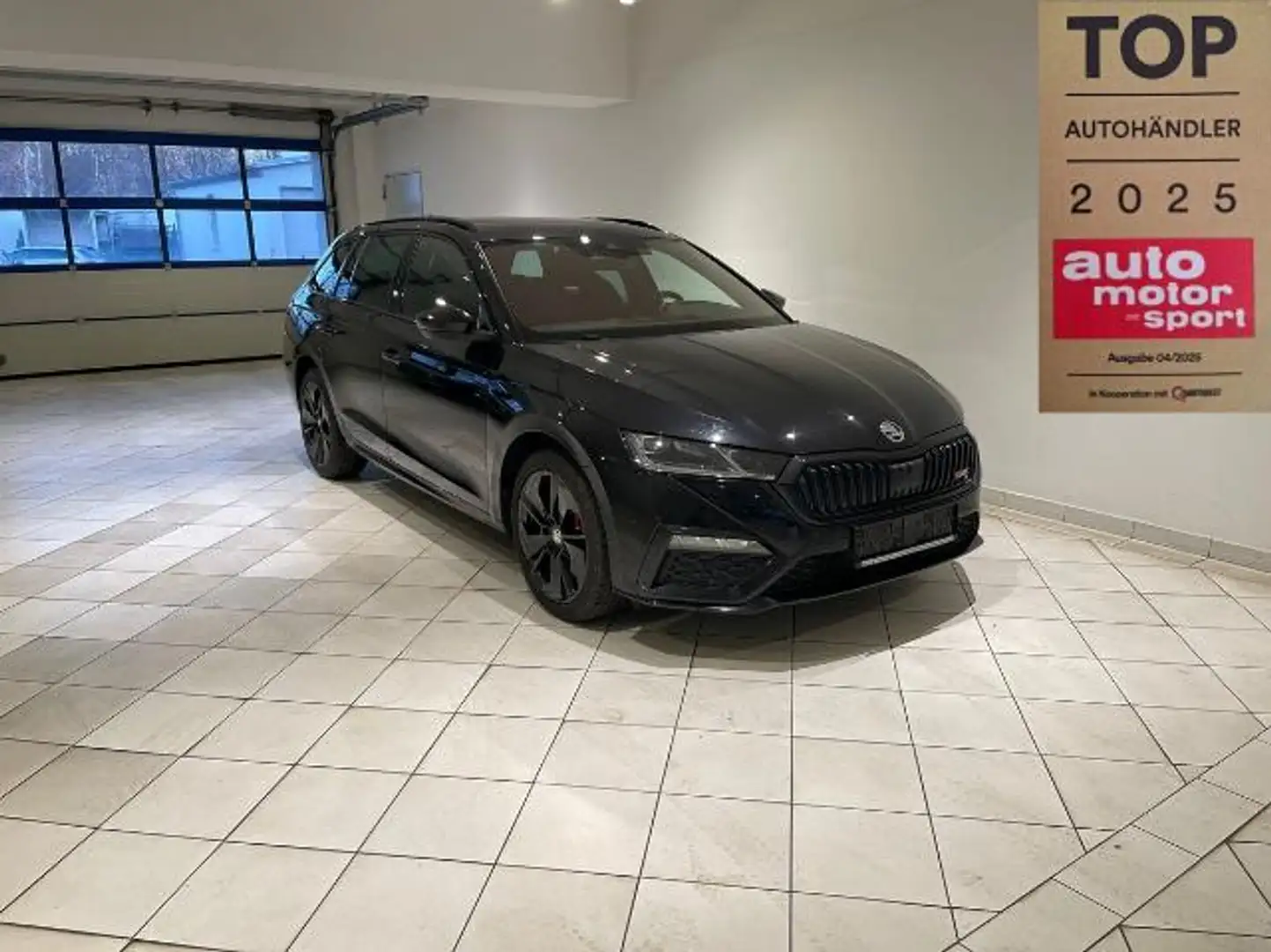 Skoda Octavia Combi RS 1.4 iV AHK Garantie Schwarz - 1