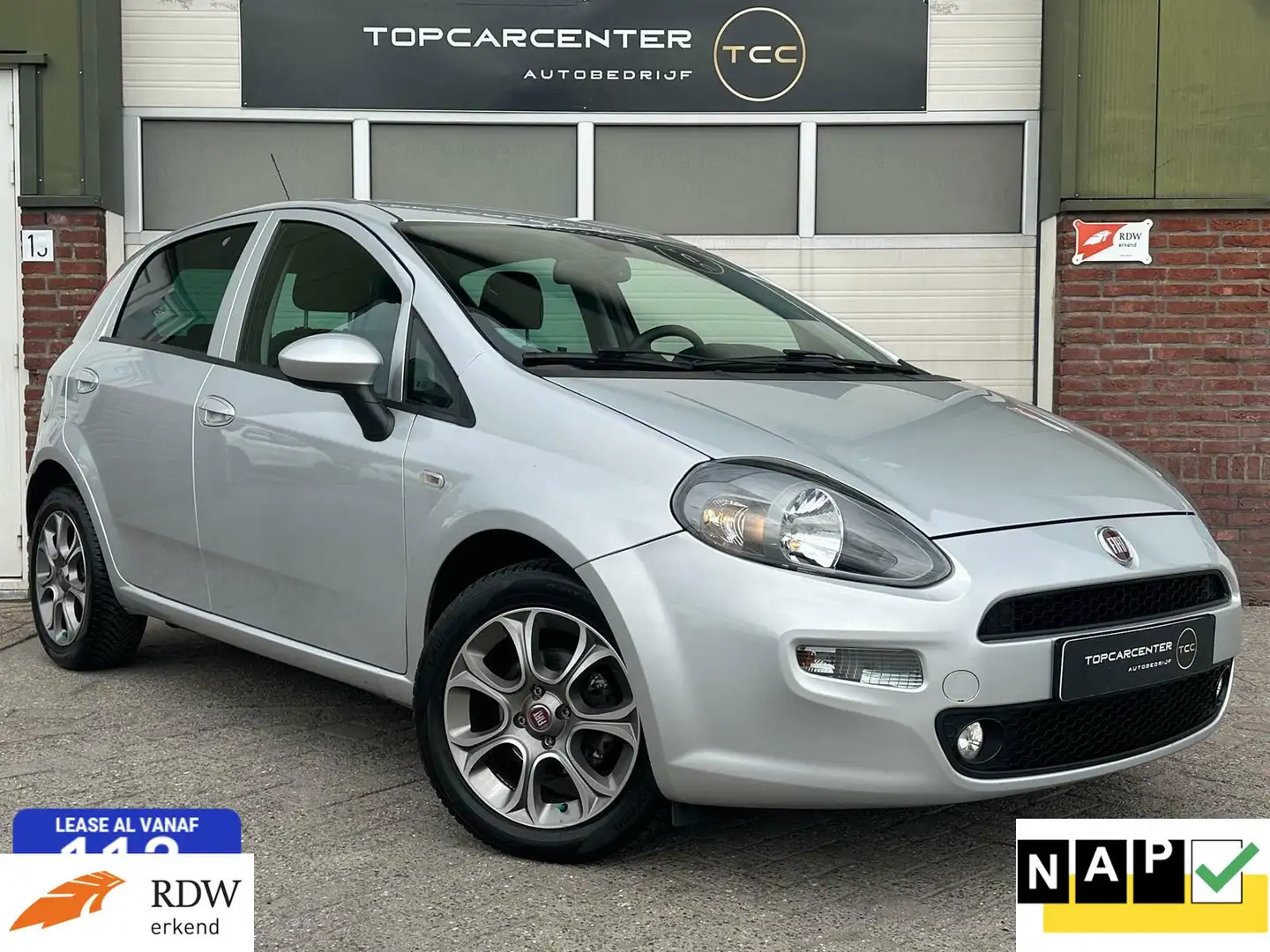 Fiat Punto Evo 0.9 TwinAir Sempre/PARKS/NAVI/CRUISE/APK/NAP Gris - 1
