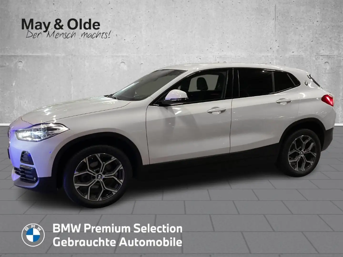 BMW X2 sDrive 18i Navi LED el-HK Klima DAB Rückfahrkam PD Weiß - 2