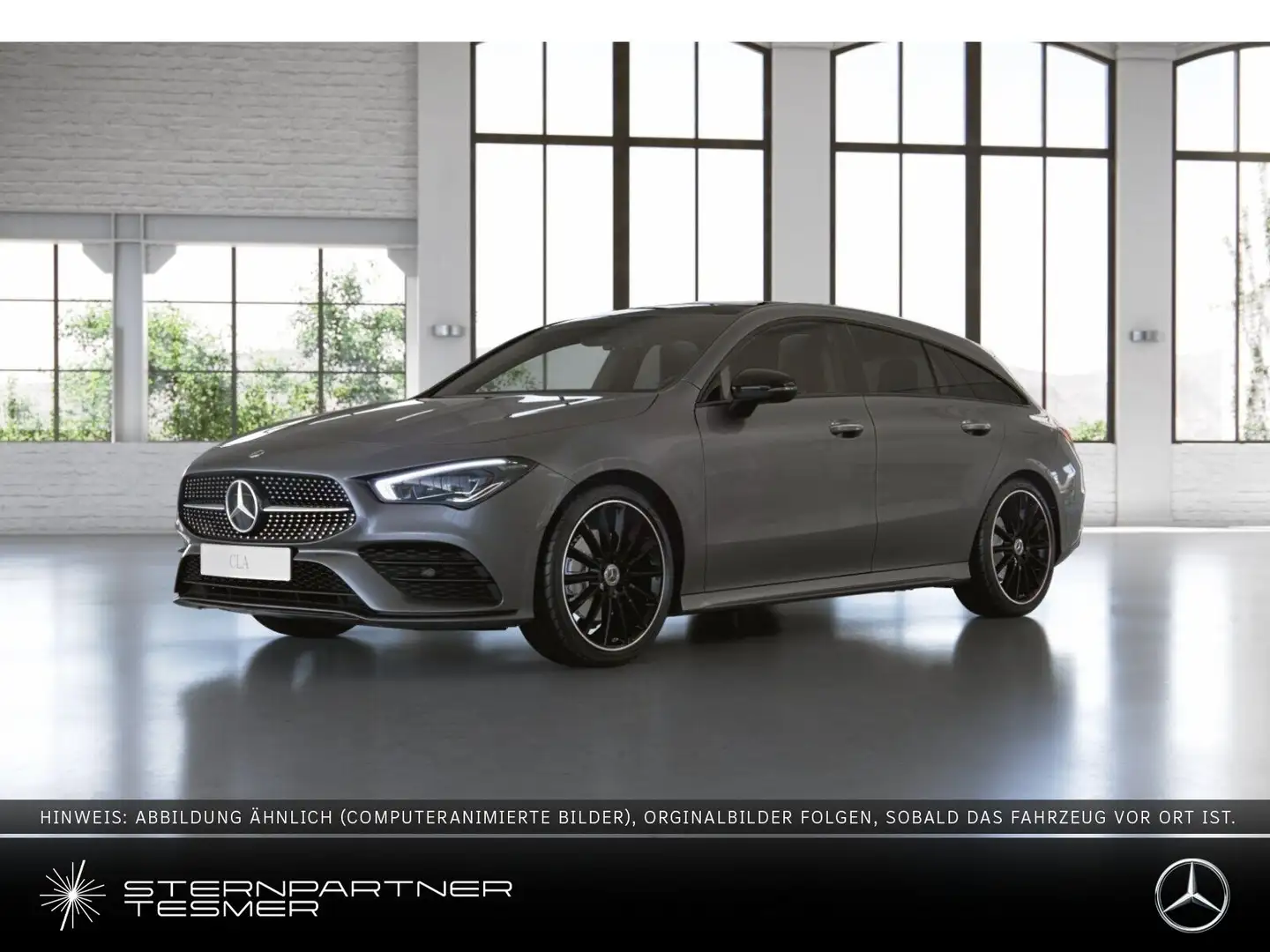 Mercedes-Benz CLA 220 CLA 220 d SB AMG+NIGHT+PANO+AHK+AMBIENTE+LEDER Grijs - 1