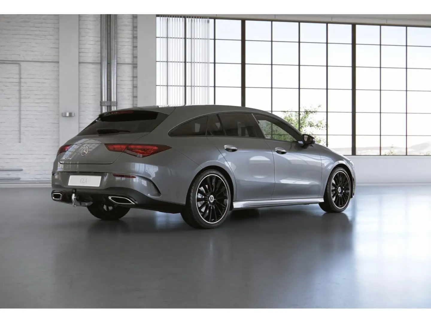 Mercedes-Benz CLA 220 CLA 220 d SB AMG+NIGHT+PANO+AHK+AMBIENTE+LEDER Grijs - 2