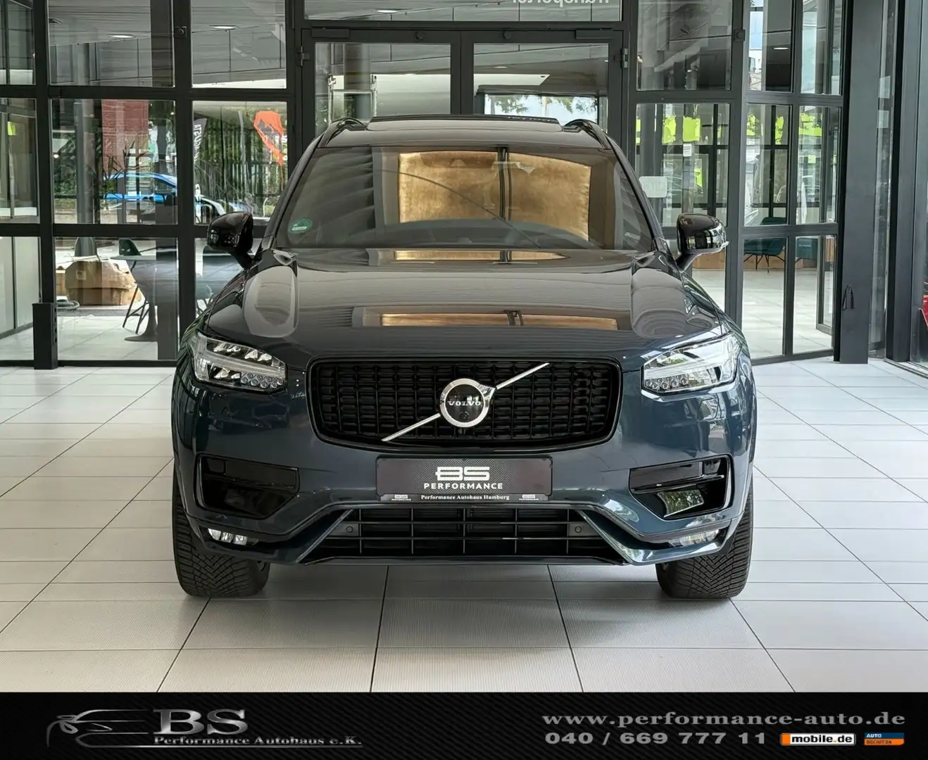 Volvo XC90 B5 AWD |R-DESIGN|ACC|PANO|HEAD-UP|K-GO|7-S Bleu - 2