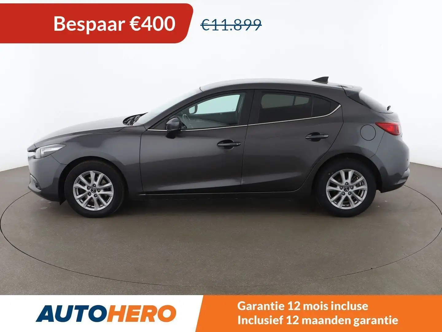 Mazda 3 1.5 Diesel Attraction Grijs - 1