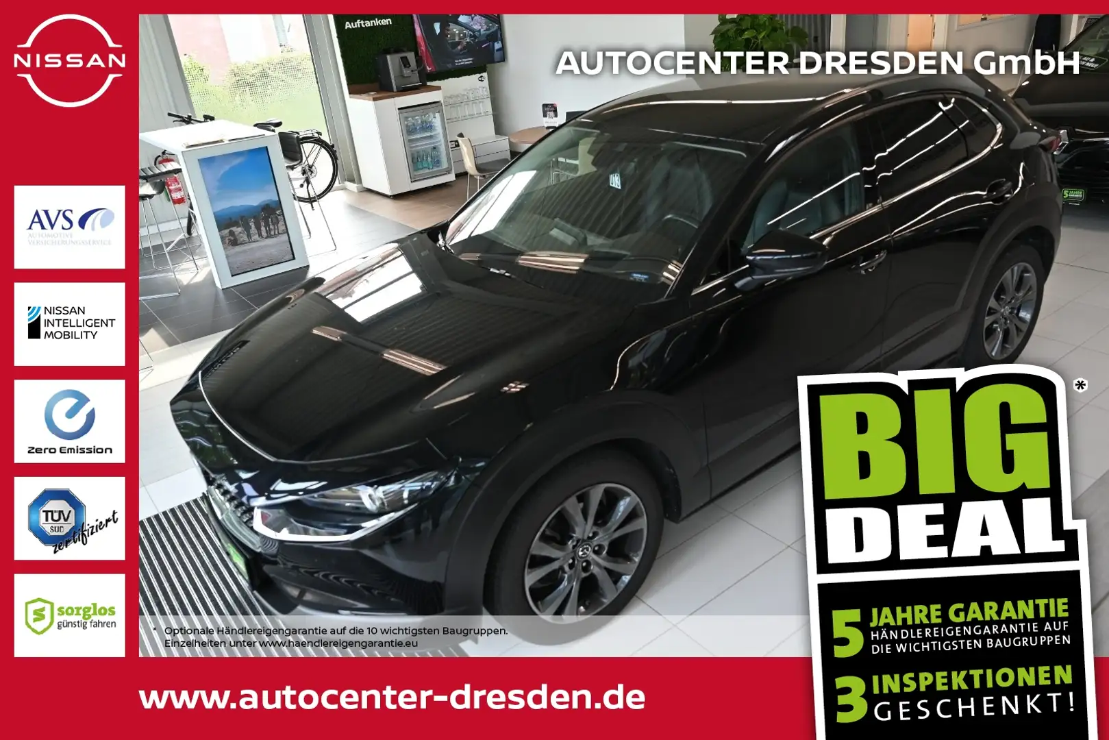 Mazda CX-30 2.0 SKYACTIV-X M Hybrid ED100 Navi BOSE 360 Schwarz - 1