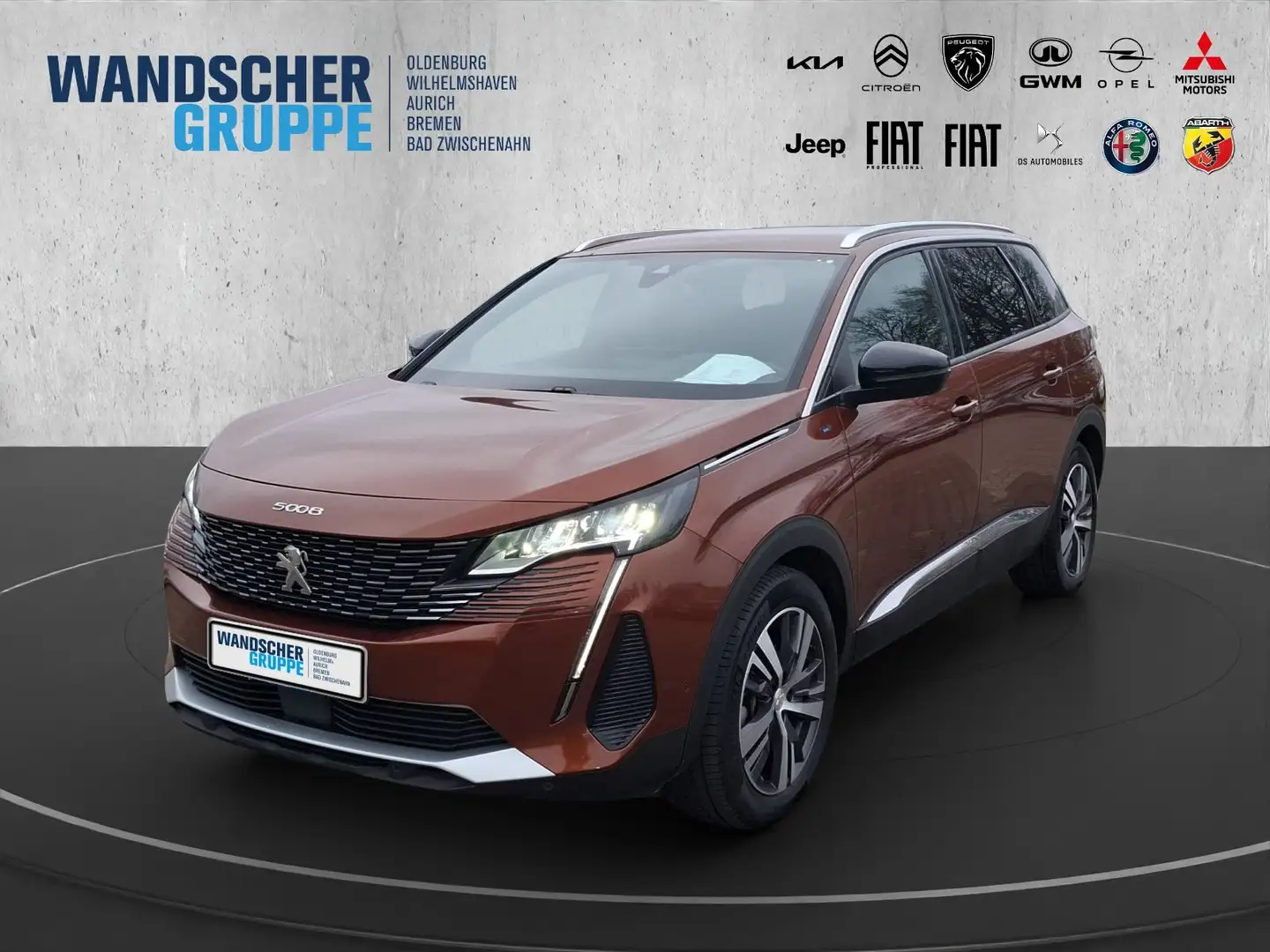 Peugeot 5008 Allure Pack 1.2 136 Kam.+KeyLess+LED+Navi Braun - 1