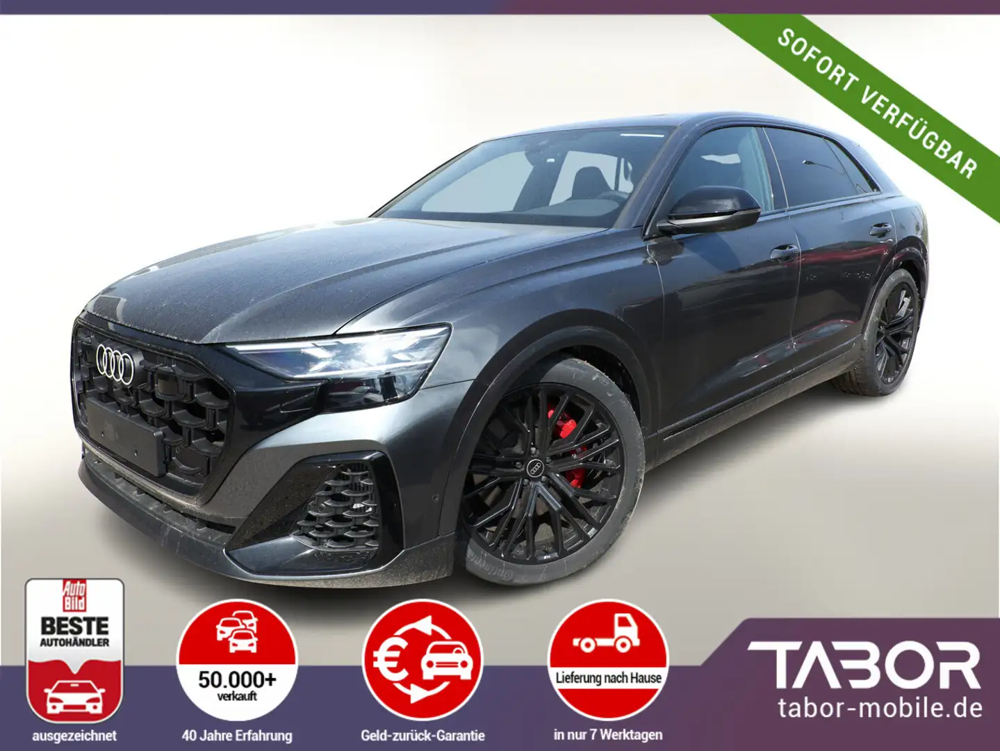 Audi SQ8 TFSI Facelift AssistenzP+ 22Z Pano B&O Leder Grijs - 1