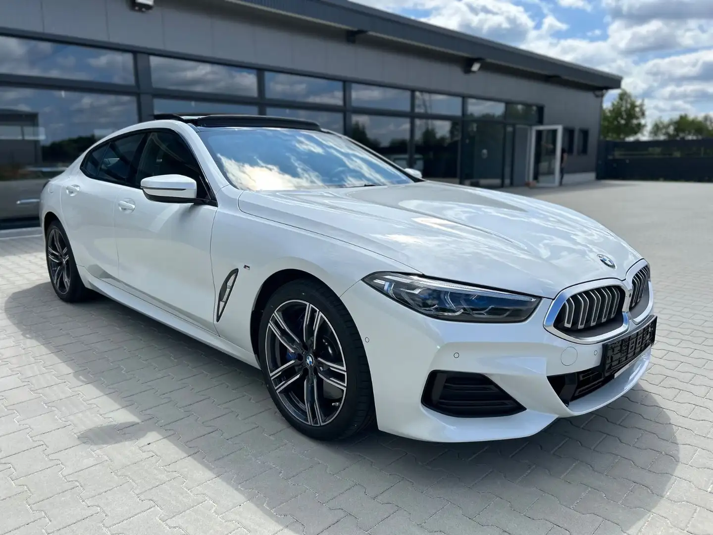 BMW 840 d xDr. M Sport -HUD-Pano-Harman&K-Softcl-360K Blanc - 1