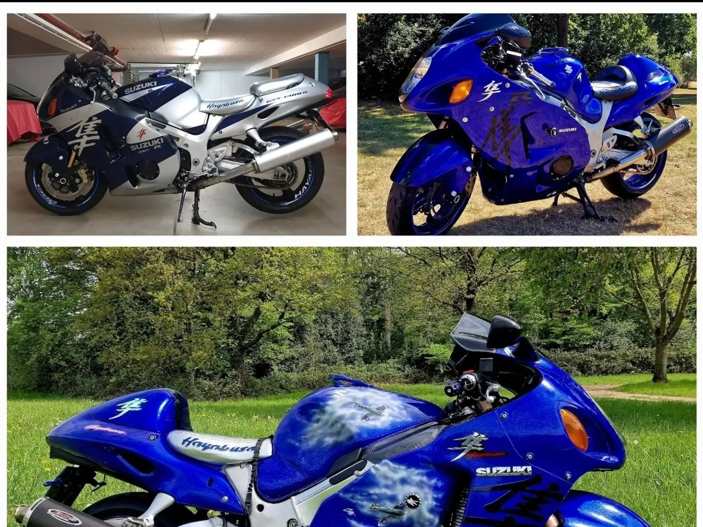 Suzuki Hayabusa Azul - 2
