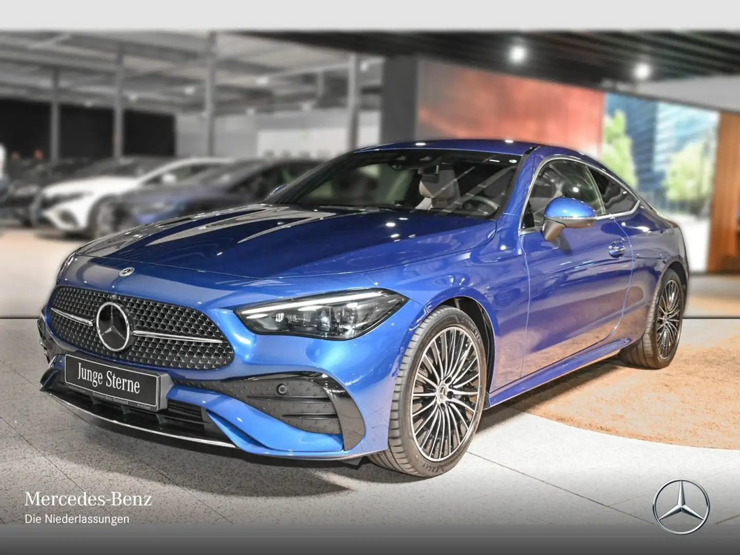 Mercedes-Benz CLE 450 4M AMG+AHK+BURMESTER+KEYLESS+9G Blau - 2