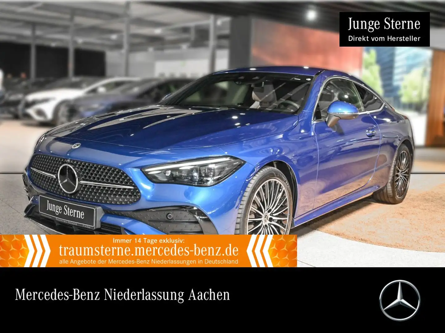 Mercedes-Benz CLE 450 4M AMG+AHK+BURMESTER+KEYLESS+9G Blau - 1
