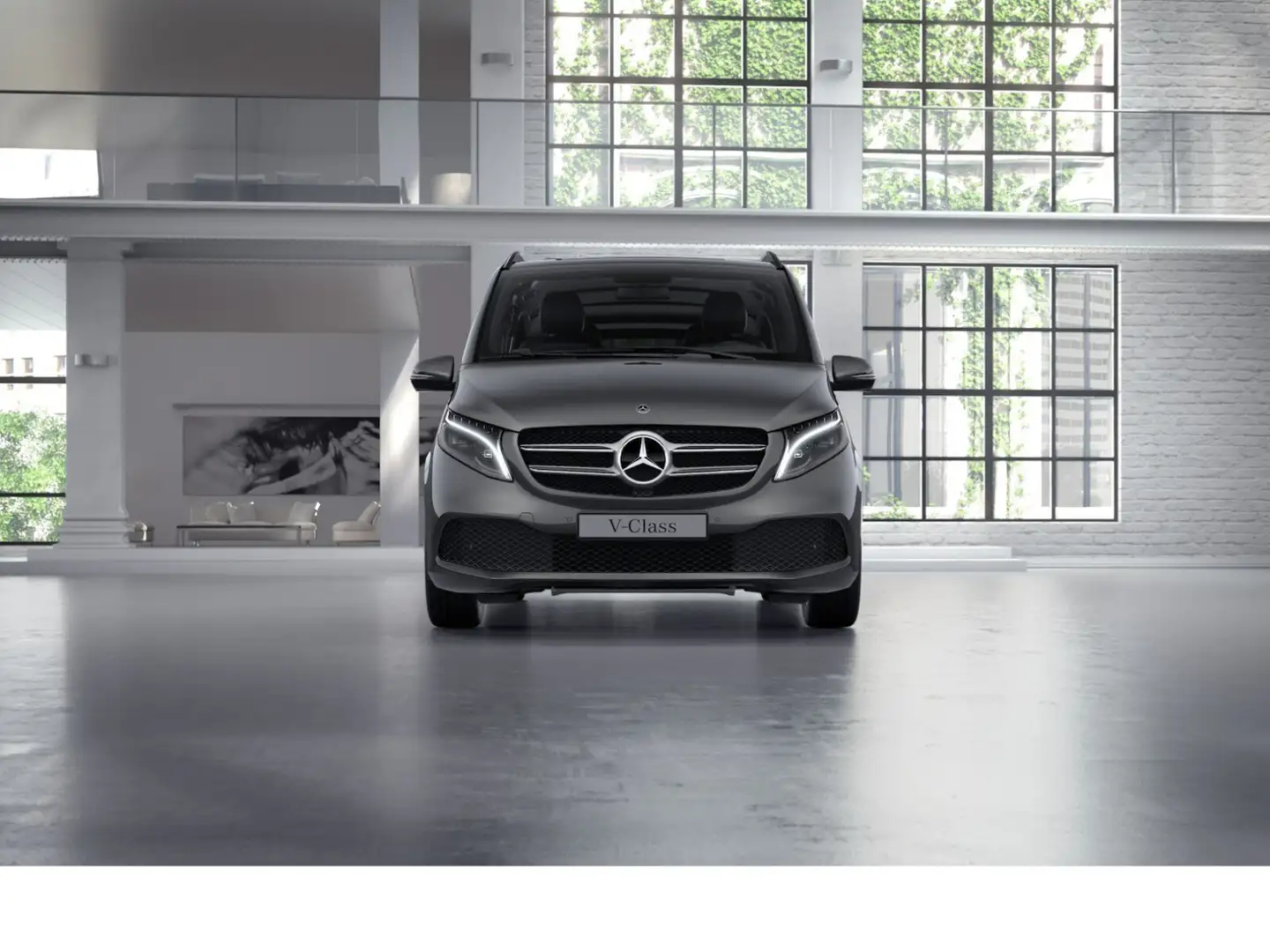 Mercedes-Benz V 300 d 4M Lang EDITION+LED+DISTR+Kamera+TotW Серый - 2