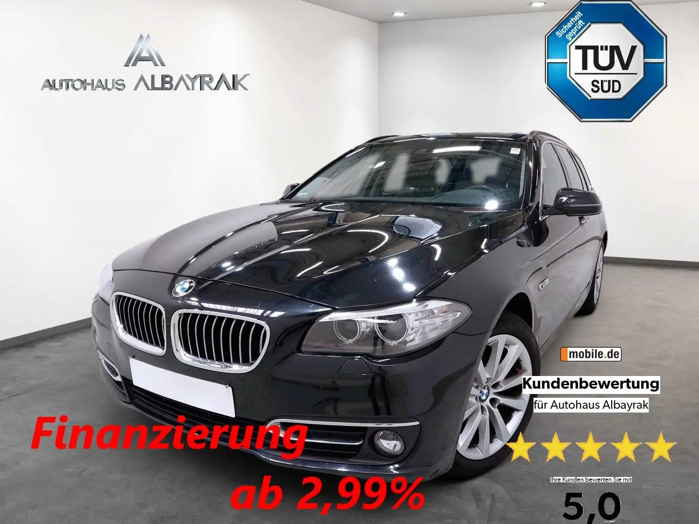 BMW 520 i Kombi Euro6 Чорний - 1