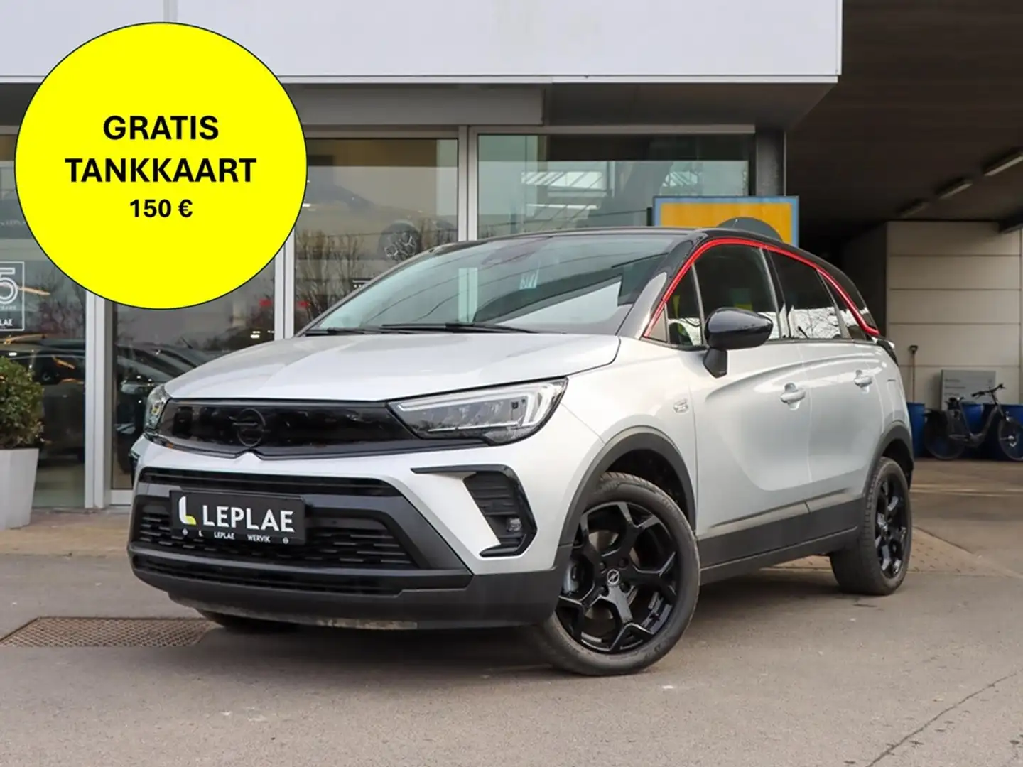 Opel Crossland GS 1.2T AT6 130PK|NAVI|CAMERA|2 JAAR GARANTIE| Zilver - 1