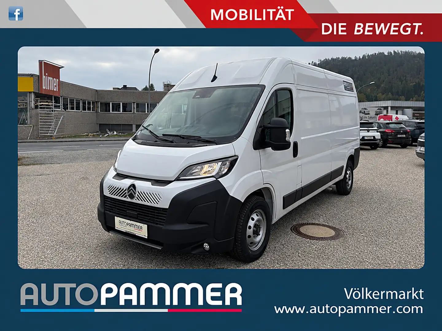 Citroen Jumper KW L3H2 3,5t Heavy Diesel 140 Automatik Weiß - 1