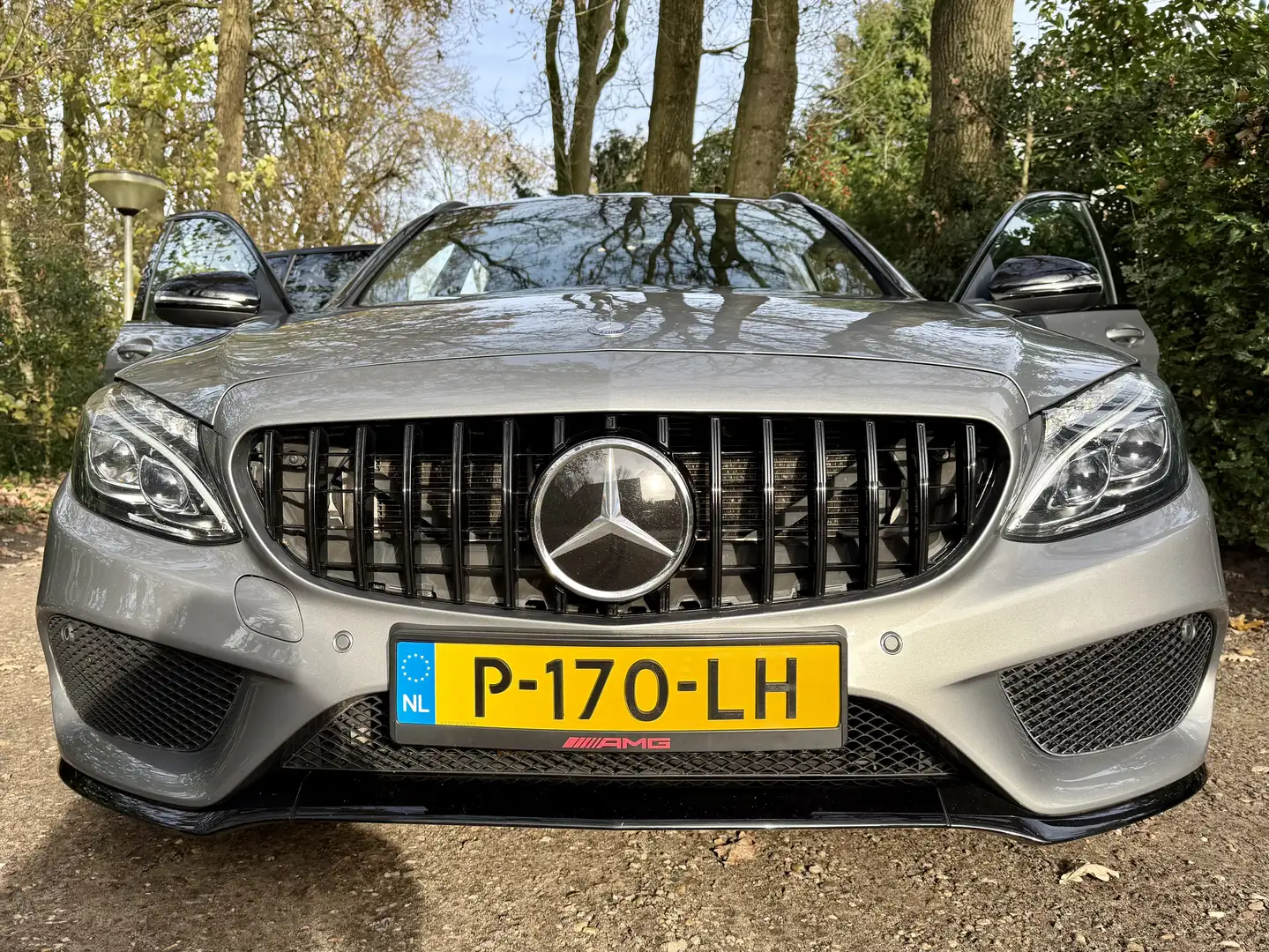 Mercedes-Benz C 450 C43 450 AMG LEES DE ADVERTENTIE GOED siva - 2