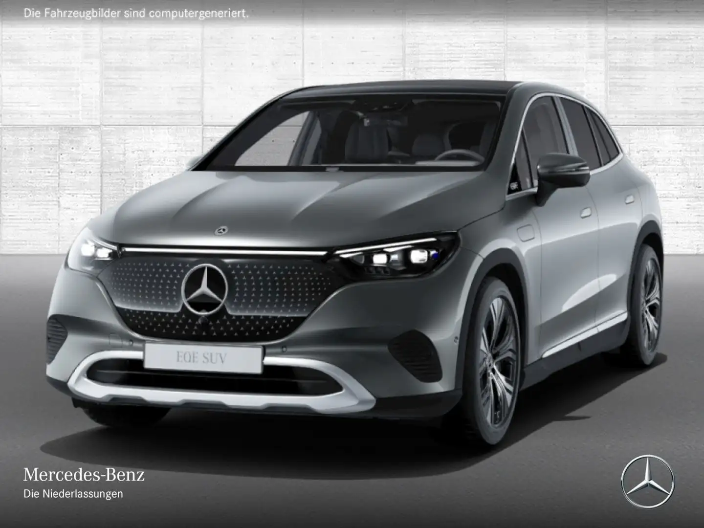 Mercedes-Benz EQE SUV EQE 350 AVANTG+PANO+360+AHK+BURMESTER+SITZKLIMA Gris - 2