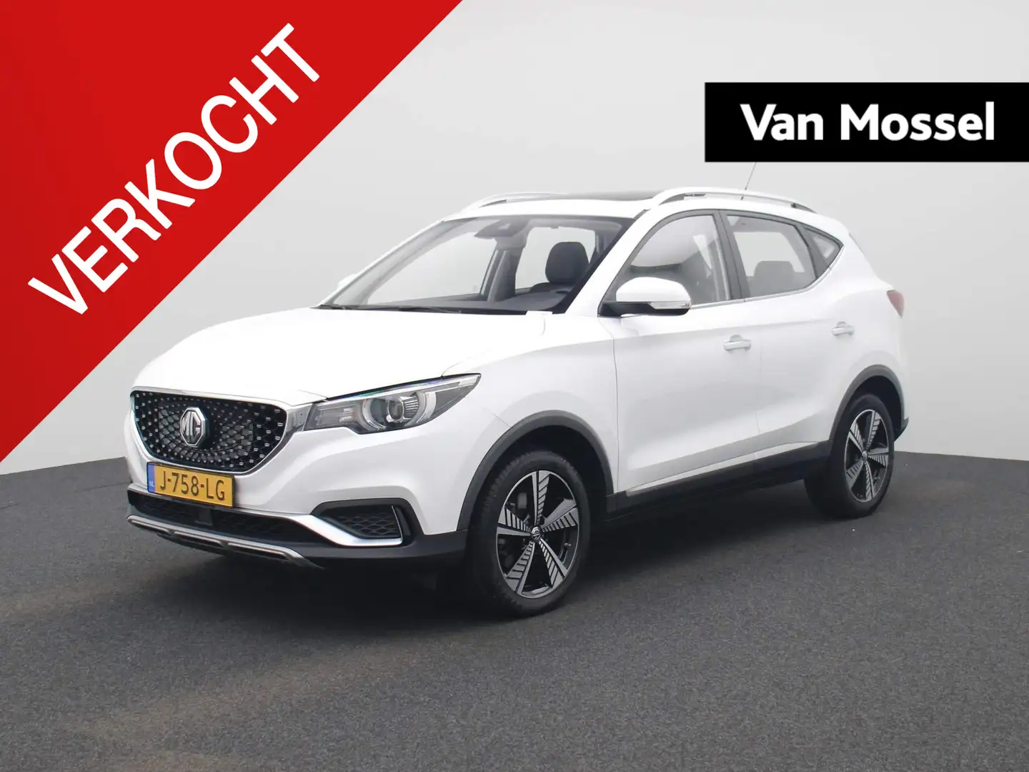 MG ZS EV Luxury 45 kWh | Leder | Navi | Panoramadak | Ca Wit - 1