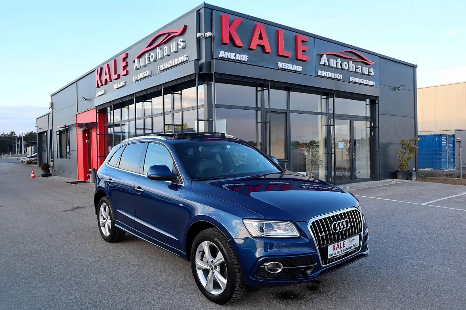 Audi Q5 3,0 TDI quattro S-tronic *S-Line* Deutsche Zula... Blau - 1