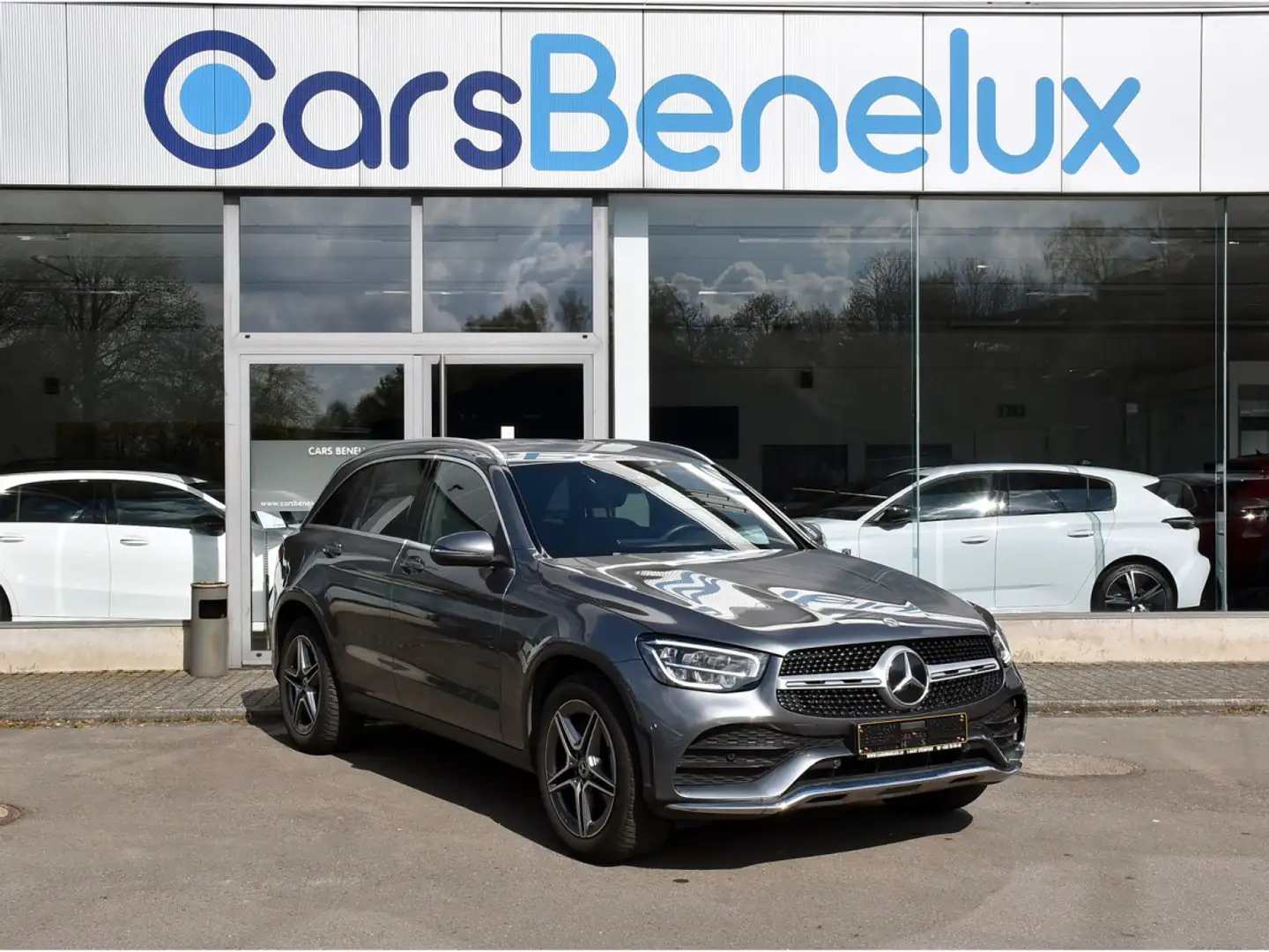 Mercedes-Benz GLC 220 CDI 4Matic AMG Line 9G GPS  ANGLE MORT ATT RMQ 1°M Gris - 1