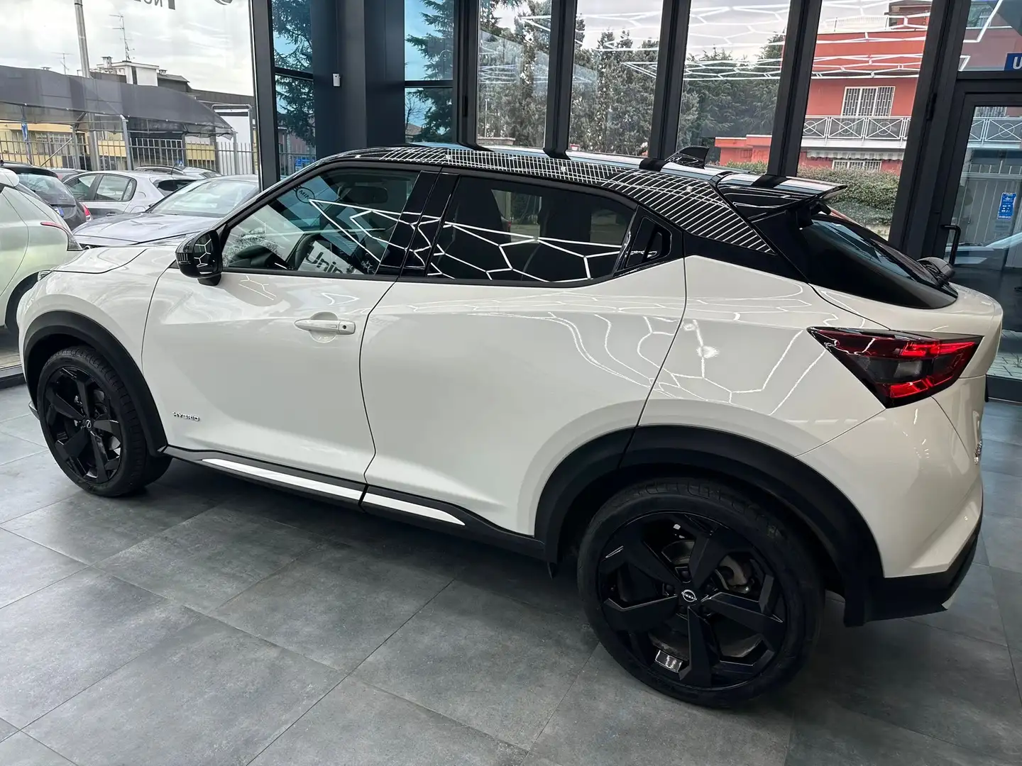 Nissan Juke Juke 1.6 hev Premiere Edition NAVI,TELECAMERA,19' Bianco - 2